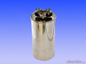 round double coils air conditional capacitor