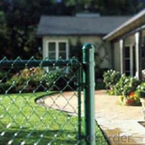 PVC Coated Chain Link Fencing System 1