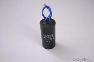 black  plastic can  motor running capacitors System 1