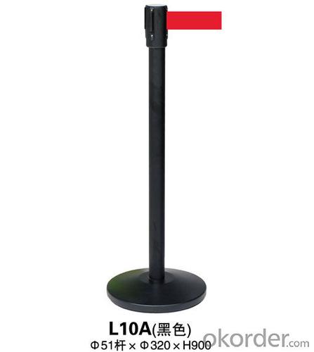 L10A Black a Noodle Stanchion Tubular Steel Railing System 1