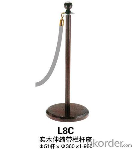 L8C Lanyard wood railings System 1