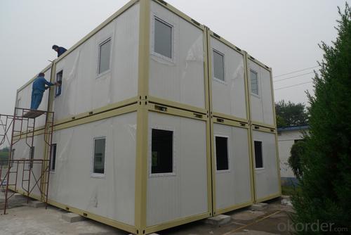 Eco Friendly Prefab Container House Windproof For Labor Dormitory System 1