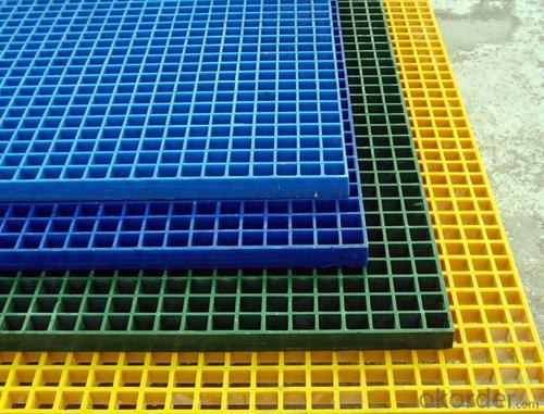 Fiberglass FRP Grating for Walkway with Green Color System 1