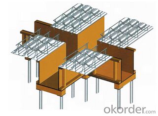 Steel bar truss floor deck System 1