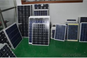 Blue monocrystalline Silicon solar panel 210W   suitable for any solar led street light System 1