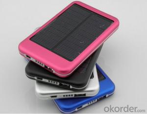High Quality Mobile Power Bank 5000mAh Mini Solar Power Bank Charger for Mobiles/Tablets System 1