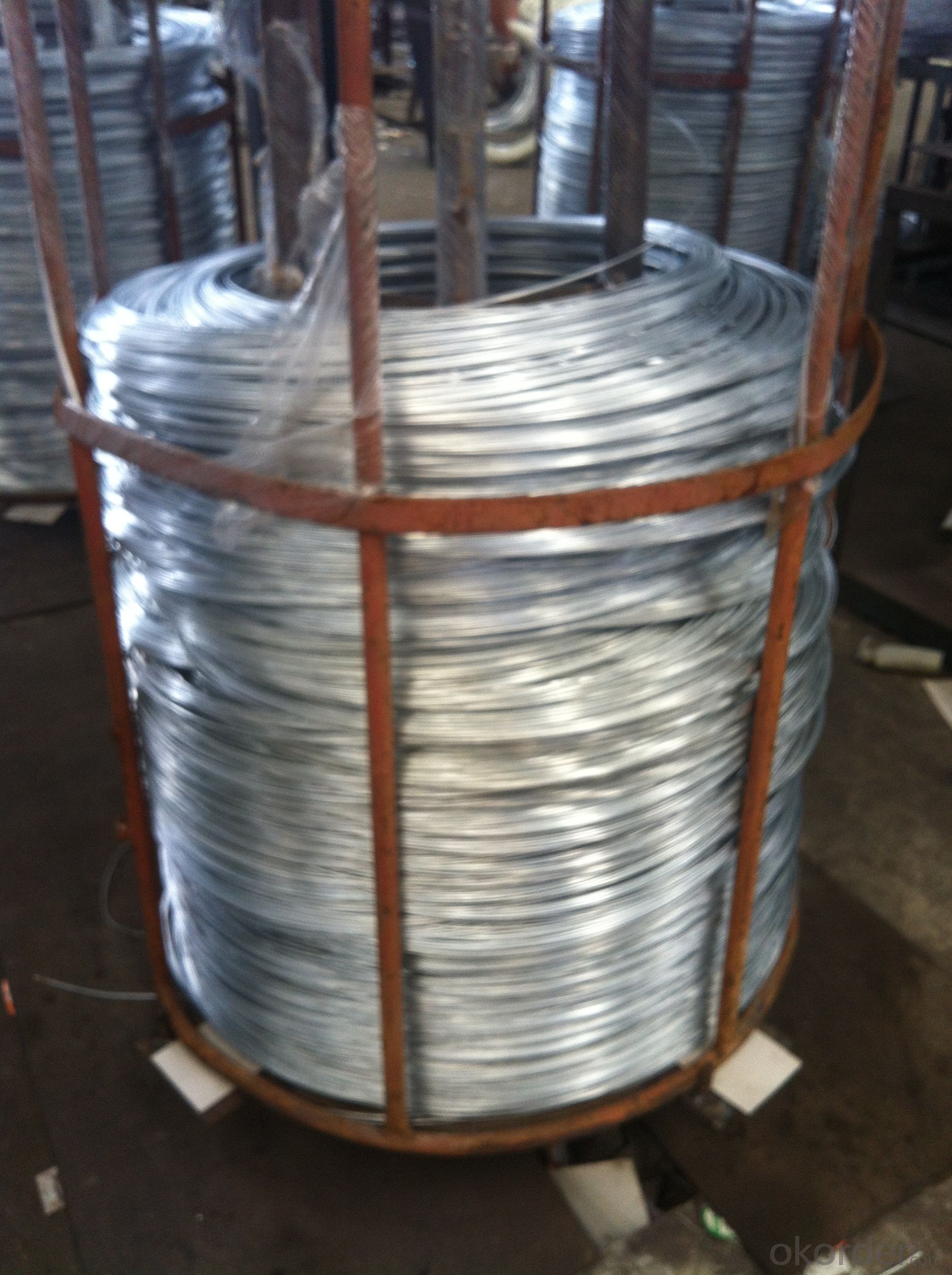 Galvanized Steel Wire For Pvc Coated Wire