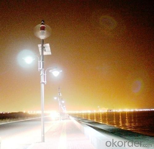 Wind Solar Hybrid Street Light System with Energy Saving LED Lamp System 1