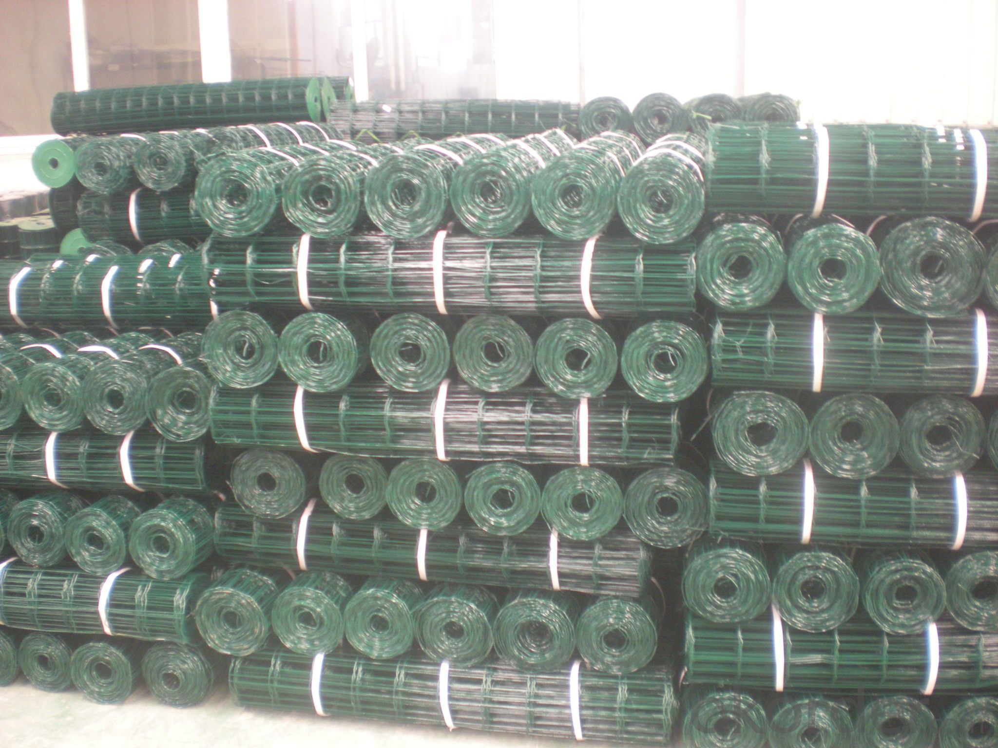 Green PVC Coated Wire Mesh