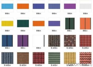 Color steel plate for roof