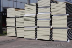 good quality exterior PU sandwich panel for prefab building System 1