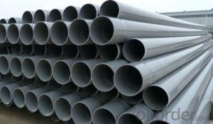 DN125mm High impact PVC Pipe for water supply