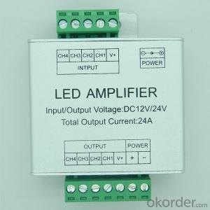 Aluminum  Shell 4 Circuit RGBW Amplifier