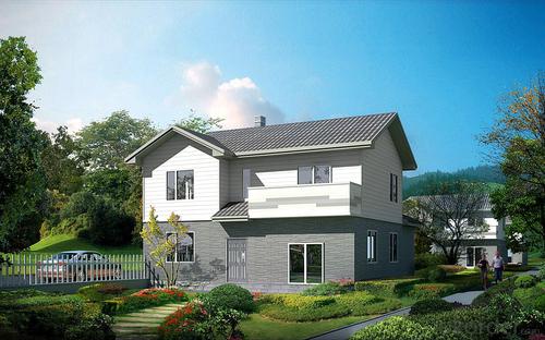 Prefab Residential Villa with Light Steel Structure System 1