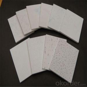 Gypsum Ceiling Tile with PVC Facing