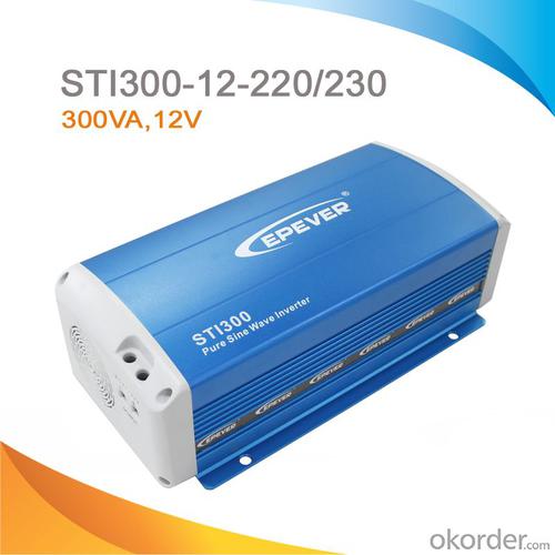 Pure Sine Wave Inverter/Power Inverter 300W, DC 12V to AC 220V/230V STI 300 System 1