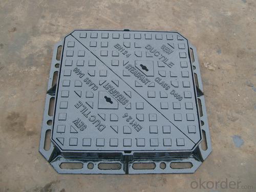 Cast iron composite manhole cover System 1