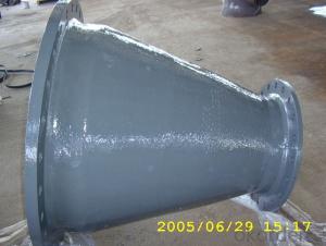ductile iron double flanged reducer