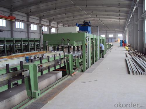 Automatic PU  Foam sandwich Panel Lamination Line System 1