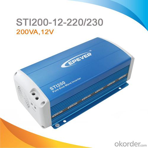 Off-Grid Pure Sine Wave Solar Inverter 200W, DC 12V to AC 220/230V,STI200 System 1