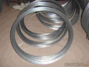 High Quality Galvanized Razor  Wire With Hot Dipped Galvanized Wire System 1