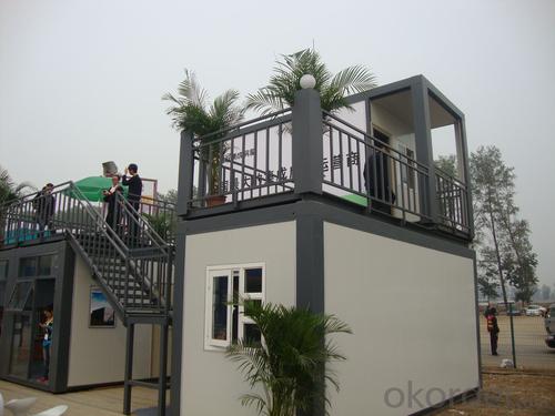 Steel sandwich panel container mobile homes System 1