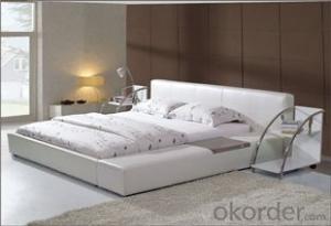 beautiful PU bed with drawer System 1
