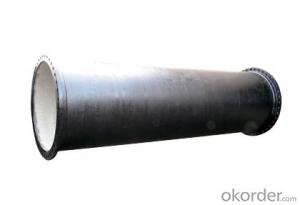 DUCTILE IRON DOUBLE FLANGED PIPE ISO2531/EN545