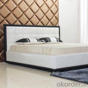 newest beauty furniture pu bed System 1