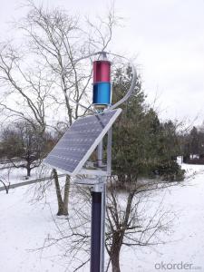 Wind-Solar Hybrid LED Street Light with 60W Lamp