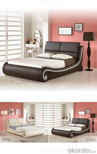 king size pu bed System 1