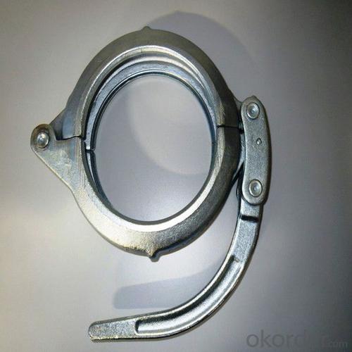 casting /forged DN125 concrete pump pipe clamp-snap coupling System 1