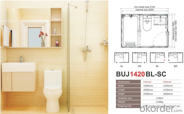 Prefabricated Bathroom Pods System 1