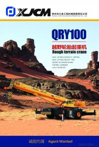 Rough terrain crane QRY100