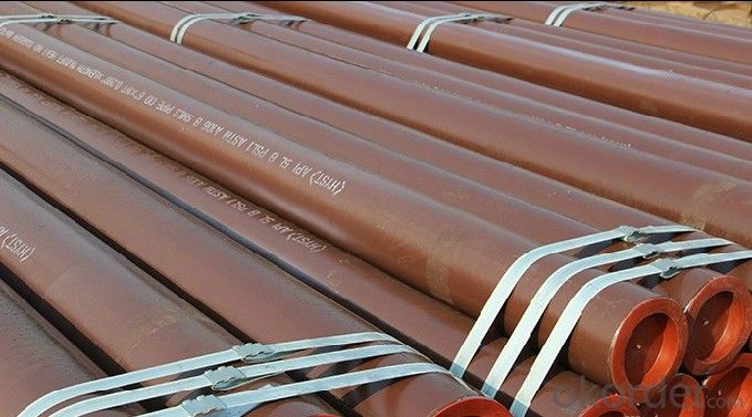 Seamless Steel Pipe Lacquer Red Antirust Paint System 1