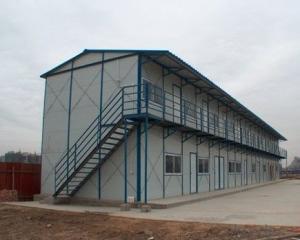 Low-cost high-quality color steel sandwich panel house System 1