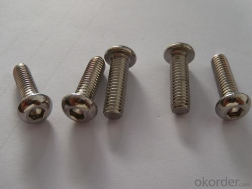 High Quality Hexagon Socket Button Head Hachine Screw Stainless Steel ISO7380 System 1