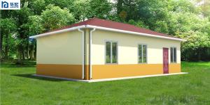 yellow color cement house