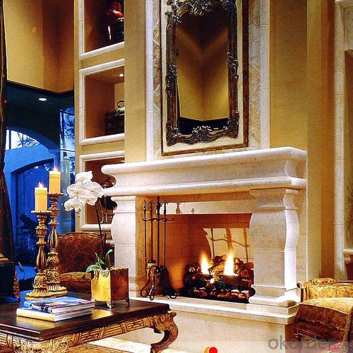 Popular Polyurethane Hanging artificial fireproof material decorative Fireplace System 1