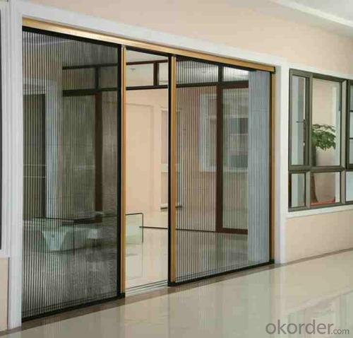 Pleated Retractable Screen Window and Door System System 1