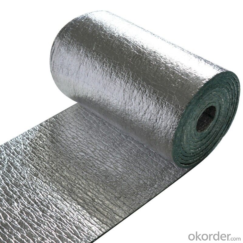 Aluminum faced foam thermal insulation 