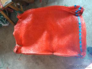 Tubular mesh bag shiny red onion packing sacks Turkey 25kg