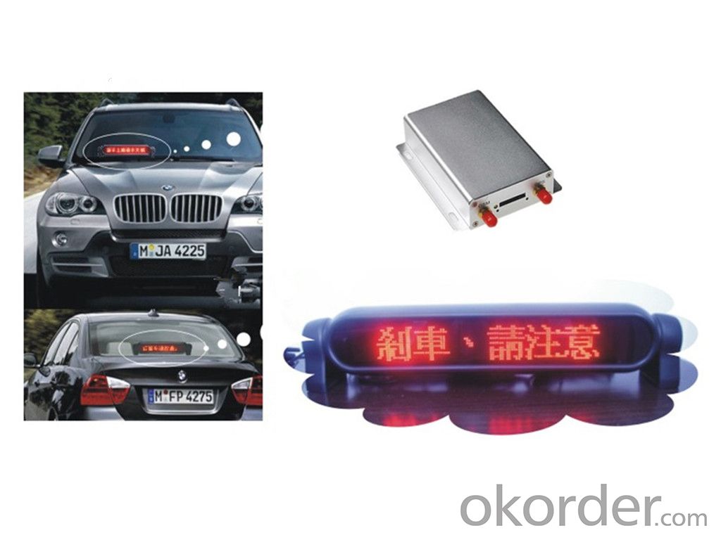 Car/Bus GPS Tracker with LED Advertising Screen