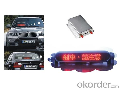 Car/Bus GPS Tracker with LED Advertising Screen System 1