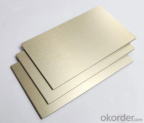 Aluminum composite panel / light matel look System 1