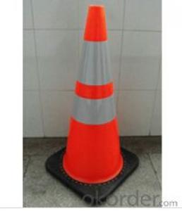 PVC Orange Traffic Safety Cone with black base , PVC CONE, NEW, flexible, safety