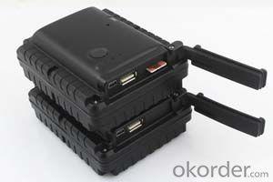 GPS tracker with long lasting battery 8800mAh placed under the car