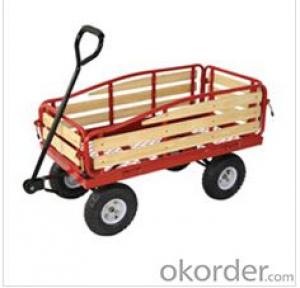 Garden tool cart red