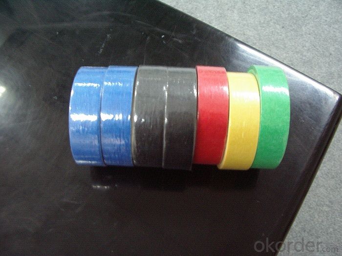 Masking Tape of Low Tack in Various Colors