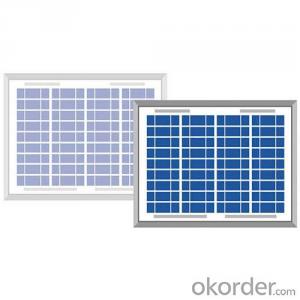 Monocrystallin Solar panel 35W with Certification
